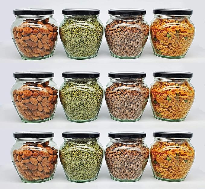 Transparent Glass Jar