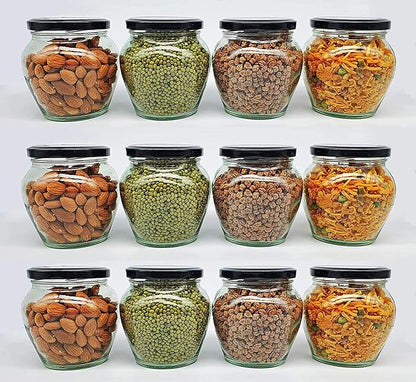 Transparent Glass Jar